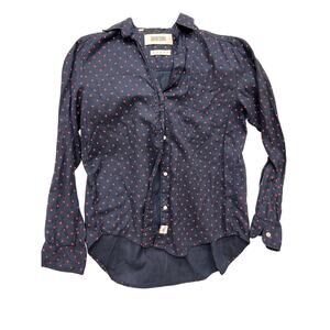 Grayson The Hero Ladybug Print Lyocell Button Down Shirt XS